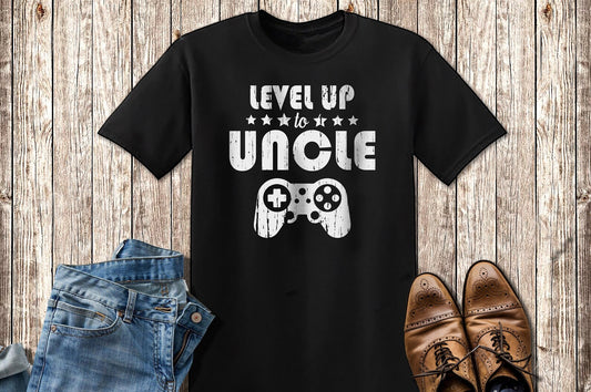 Level Up To Uncle T-shirt