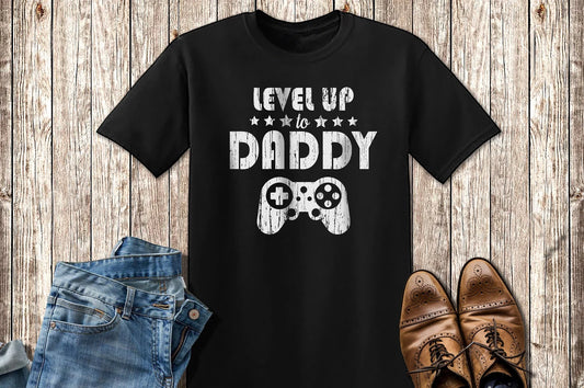 Leveled Up To Dad T-shirt