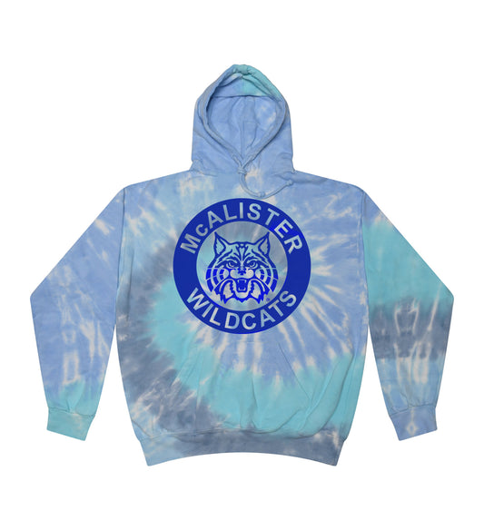 Adult McAlister Wildcats Tie Dye Hoodies