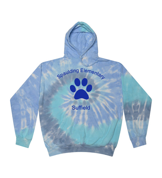 Adult Spaulding Elementary Tie Dye Hoodies