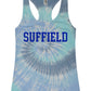 Women's Blue Tie Dye Suffield Tank Top